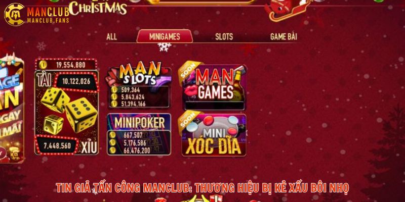 Thông tin giả tấn công Manclub